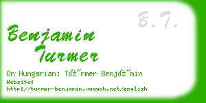 benjamin turmer business card